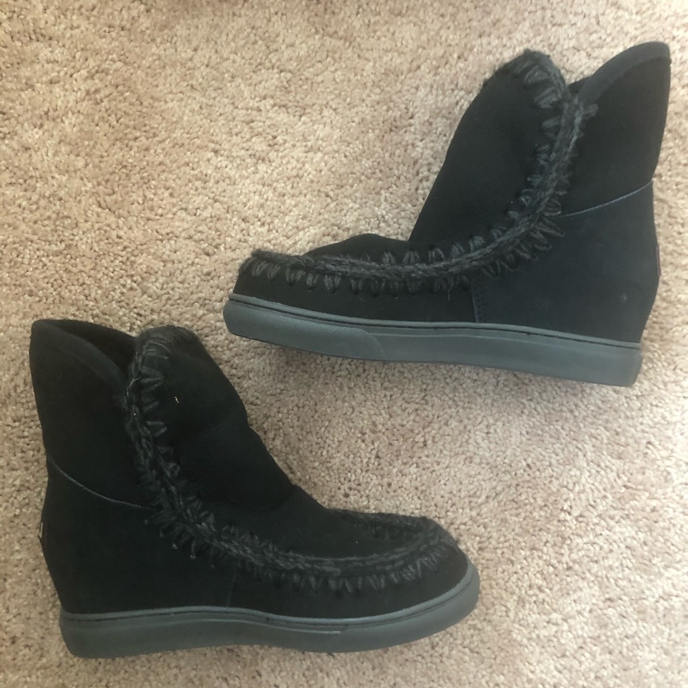 Mou Mou black boots